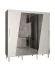 Schiebetürenschrank mit zwei Kleiderstangen Jotunheimen 213, Farbe: Weiß - Abmessungen: 208 x 200,5 x 62 cm (H x B x T)