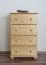 Kommode mit Schubladen Vollholz 60 cm
