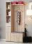 Moderne Garderobe mit Sitzkissen Bratteli 02, Farbe: Eiche Sonoma - Abmessungen: 203 x 90 x 32 cm (H x B x T), mit genügend Stauraum