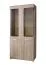 Vitrine Kikori 19, Farbe: Sonoma Eiche - Abmessungen: 190 x 80 x 40 cm (H x B x T)