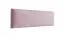 Polsterpaneele, 10er Set, Farbe: Rosa, Bezug: Velour, Maße: 60 x 15 cm