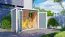 Moderner Gartenschrank Ilsede 01, Grau - Elementgartenschrank, Grundfläche: 1,65 m², Flachdach