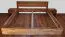 Steckbett / Doppelbett metallfrei Wooden Nature 425, Eiche massiv Natur geölt - 160 x 200 cm (B x L)