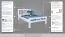 Jugendbett "Easy Premium Line" K8, 120 x 200 cm Buche Vollholz massiv weiß lackiert