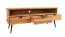 TV-Unterschrank Rolleston 24 Wildeiche massiv geölt - Abmessungen: 57 x 144 x 46 cm (H x B x T)