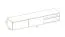 TV-Unterschrank mit drei Fächern Bjordal 16, Farbe: Eiche Flagstaff / Anthrazit - Abmessungen: 30 x 180 x 40 cm (H x B x T), mit Push-to-open Funktion