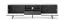 Modernes TV-Möbel Margate 01, Farbe: Schwarz - Abmessungen: 51 x 180 x 38 cm (H x B x T)