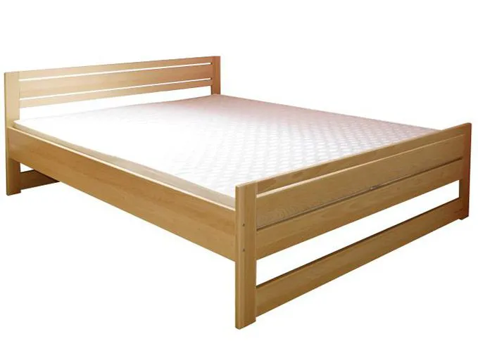 Kinderbett 140 x 200 cm | Massivholz: Buche | Natur Lackiert Abbildung