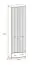 Garderobenschrank Ringerike 09, Farbe: Anthrazit / Eiche Artisan - Abmessungen: 203 x 60 x 32 cm (H x B x T), mit zwei Fächern und eine Kleiderstange