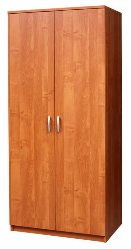 80 cm breiter Kleiderschrank mit 2 Türen | Farbe: Erle Abbildung