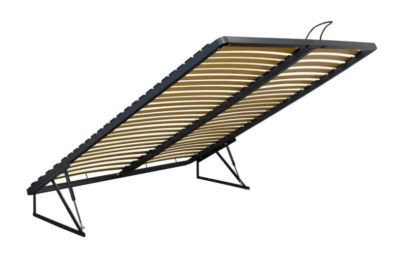 Aufklappbarer Lattenrost mit Metallrahmen, für Doppelbett - Liegefläche: 160 x 200 cm (B x L)