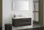 Badezimmermöbel - Set CY Rajkot, 2-teilig inkl. Waschtisch / Waschbecken, Farbe: Eiche Schwarz