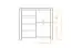 Kommode mit exklusiven Design Tasman 12, vier Schubladen, eine Tür, Kernbuche Massivholz geölt, Maße: 77 x 80 x 45 cm, Soft Close System