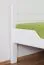 Kinderbett / Jugendbett "Easy Premium Line" K1/ Voll, 90 x 190 Buche weiß lackiert