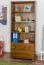 Bücherregal Kiefer massiv Vollholz Eichefarben B001 - Abmessung 190 x 80 x 42 cm (H x B x T)