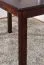 Tisch Kiefer massiv Vollholz Walnussfarben Junco 227D (eckig) - 120 x 60 cm (B x T)