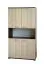 Schrank Cikupa 45, Farbe: Nuss / Ulme - Abmessungen: 190 x 90 x 40 cm (H x B x T)