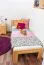 Kinderbett 80 x 200 cm | Massivholz: Kiefer | Natur Lackiert Abbildung