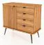 Kommode Rolleston 18 Kernbuche massiv geölt - Abmessungen: 87 x 97 x 46 cm (H x B x T)