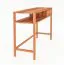 Schminktisch / Schreibtisch Wellsford 49 Kernbuche massiv geölt - Abmessungen: 80 x 120 x 46 cm (H x B x T)