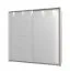 Rahmen für Kleiderschrank 220 x 217 cm, Farbe: Kaschmir