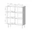 Wohnzimmer - Set A Goulette | 3-teilig | Farbe: Kaschmir | geriffelte Front | Push-to-open Funktion | ABS-Schutzkanten | 1 TV-Schrank | 2 Kommoden