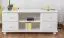 TV-Unterschrank Kiefer Vollholz massiv weiß lackiert 002 - Abmessung 55 x 136 x 47 cm (H x B x T)