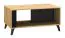 Couchtisch Lassila 07, Farbe: Eiche Artisan / Schwarz - Abmessungen: 47 x 100 x 60 cm (H x B x T)