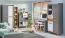 90 cm breiter Kleiderschrank mit 2 Türen | Farbe: Weiß Abbildung