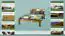 Robustes Kinderbett / Jugendbett A3, Liegefläche 140 x 200 cm, Kiefer Massivholz, Eichefarben, inkl. Lattenrost und Kopfteil, Rahmenstärke 26 mm
