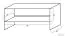Couchtisch Ciomas 15, Farbe: Sonoma Eiche / Grau - Abmessungen: 120 x 60 x 55 cm (B x T x H)