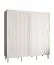 Schlichter Kleiderschrank mit 10 Fächern Jotunheimen 141, Farbe: Weiß - Abmessungen: 208 x 200,5 x 62 cm (H x B x T)