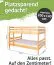 Etagenbett / Stockbett 140 x 200 cm "Easy Premium Line" K24/n, Kopf- und Fußteil gerade, Buche Massivholz Natur lackiert, teilbar