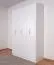 Drehtürenschrank / Kleiderschrank Muros 04, Farbe: Weiß - 222 x 150 x 52 cm (H x B x T)