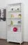 Bücherregal Kiefer massiv Vollholz weiß lackiert B003 - Abmessung 190 x 80 x 42 cm (H x B x T)