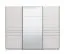 Kleiderschrank | 3-türig | 1 Spiegeltür | Farbe: Opak Weiß | 3 Kleiderstangen | Maße: 167 x 61 x 217 cm | sehr breit | 3 Fächer | viel Stauraum