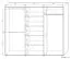 Schiebetürenschrank / Kleiderschrank Cikupa 51, Farbe: Nuss / Ulme - Abmessungen: 210 x 240 x 60 cm (H x B x T)