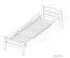 Kinderbett / Jugendbett "Easy Premium Line" K1/2n, Buche Vollholz massiv rosa lackiert - Liegefläche: 90 x 200 cm