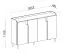 Kommode | Farbe: Eiche Mavelie / Macadamia | 1 Drehtür | 3 Schubladen | 143 x 42 x 95 cm | Push-to-open Funktion | Metallbeine | für Wohnzimmer