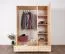Kleiderschrank Kiefer natur 120
