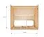 Indoor-Sauna Ruhetraum 02 | 183 x 154 cm | Elementsauna | Höhe 201 cm | Glastür aus gehärtetem Sicherheitsglas | Fensterelemente mit 2-fach-Verglasung | inkl. Banksystem