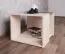 Jugendzimmer - Tisch Matthias 10, Farbe: Creme / Braun - Abmessungen: 47 x 57 x 56 cm (H x B x T)