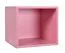 Kinderzimmer - Hängeregal / Wandregal Luis 06, Farbe: Rosa - 35 x 40 x 40 cm (H x B x T)
