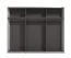 Kleiderschrank | 3-türig | 1 Spiegeltür | Farbe: Opak Weiß | 3 Kleiderstangen | Maße: 167 x 61 x 217 cm | sehr breit | 3 Fächer | viel Stauraum