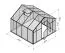 Gewächshaus - Glashaus Grünkohl XL9, gehärtetes Glas 4 mm, Grundfläche: 8,40 m² - Abmessungen: 290 x 290 cm (L x B)