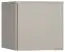 Aufsatz für eintürigen Kleiderschrank Bentos 12, Farbe: Grau - Abmessungen: 45 x 47 x 57 cm (H x B x T)