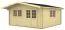 Gartenhaus Schatzbichl 03 inkl. Fußboden - 40 mm Blockbohlenhaus, Grundfläche: 23 m², Satteldach