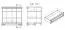 TV-Unterschrank Sentis 09, Farbe: Dunkelbraun - 77 x 86 x 61 cm (H x B x T)