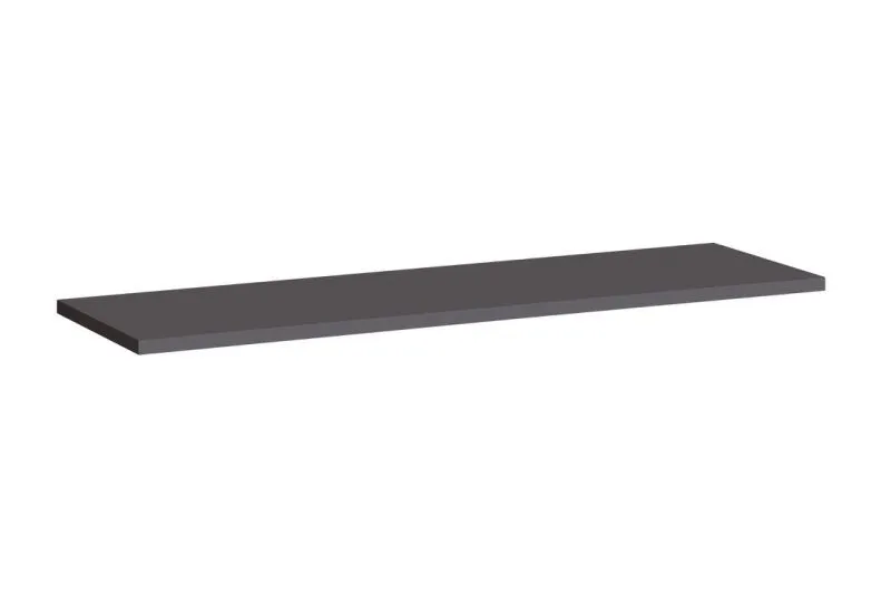Wandregal Fardalen 39, Farbe: Grau - Abmessungen: 1,8 x 120 x 20 cm (H x B x T)