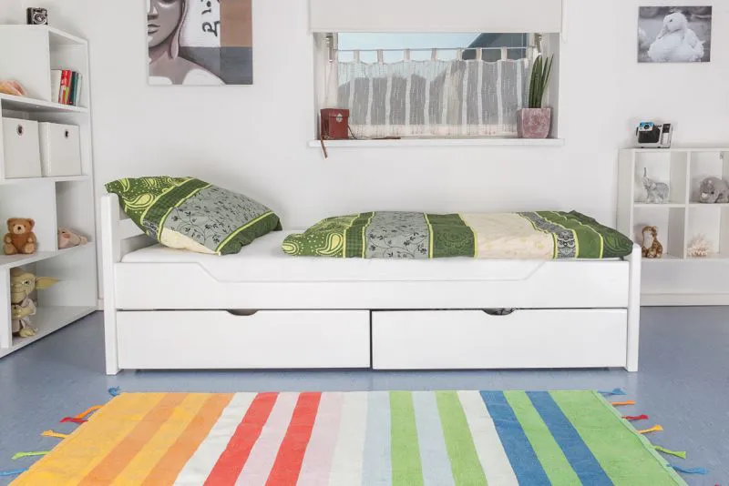 Bett weiß 90x200